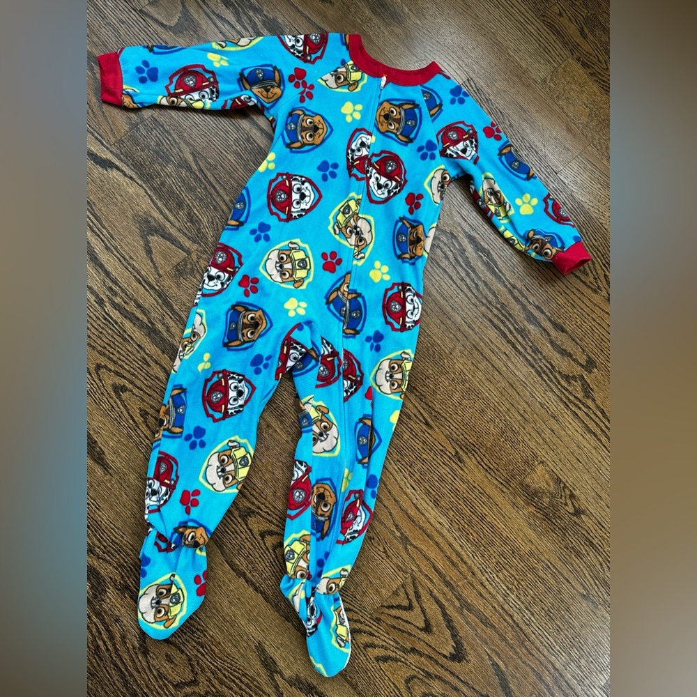Sold * 4t Paw Patrol Footie Pajamas